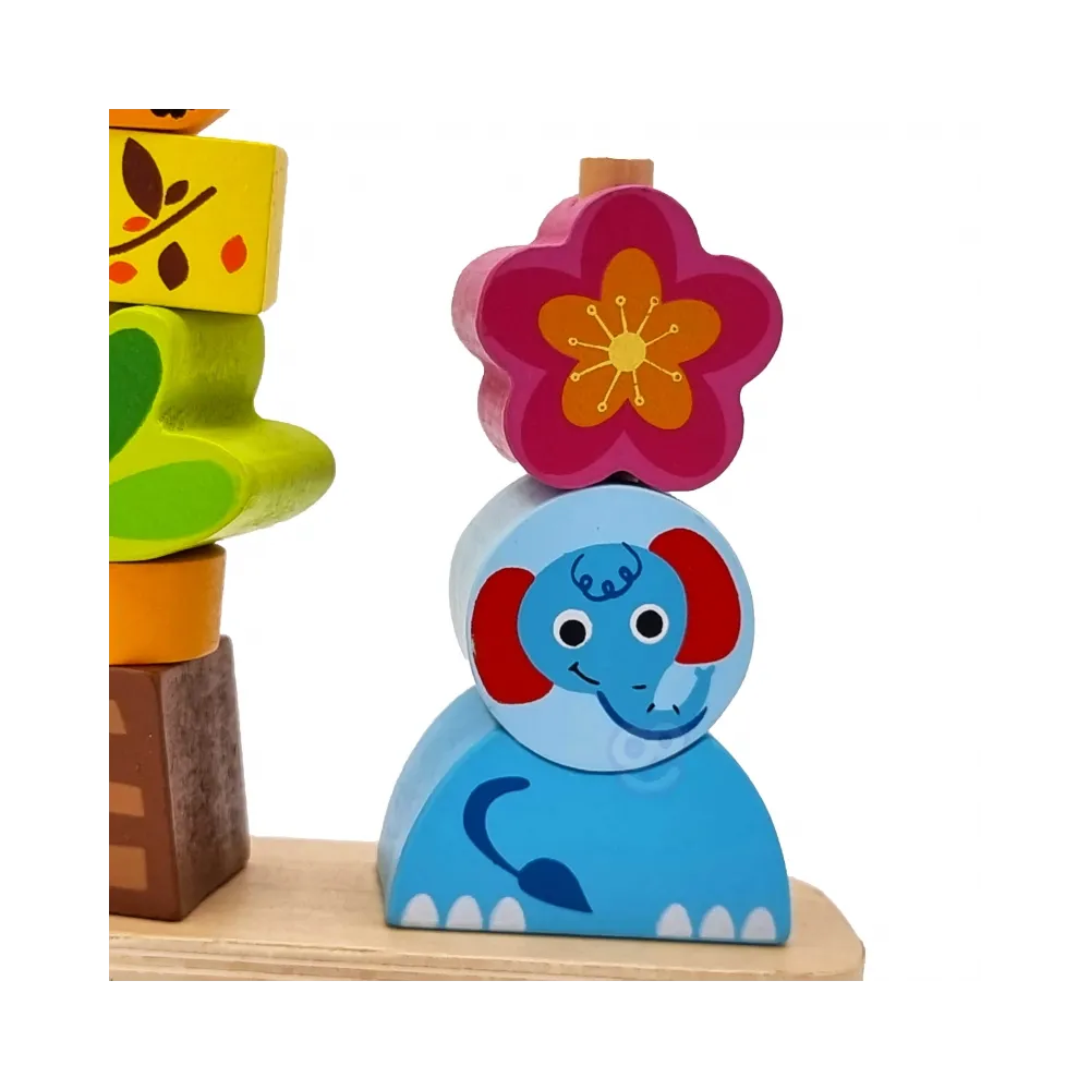TOOKY TOY Układanka Balansująca Zwierzęta
