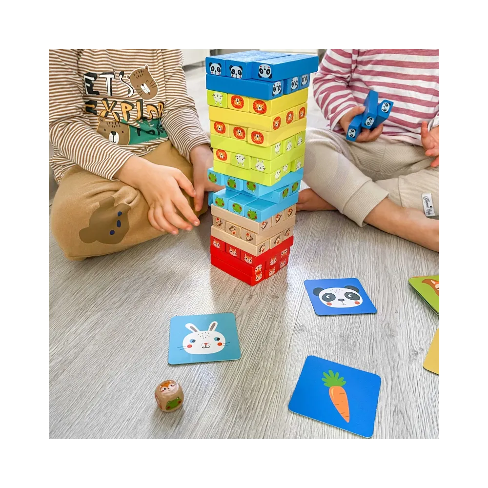 TOOKY TOY Gra Zręcznościowa Zwierzęta 82 el.