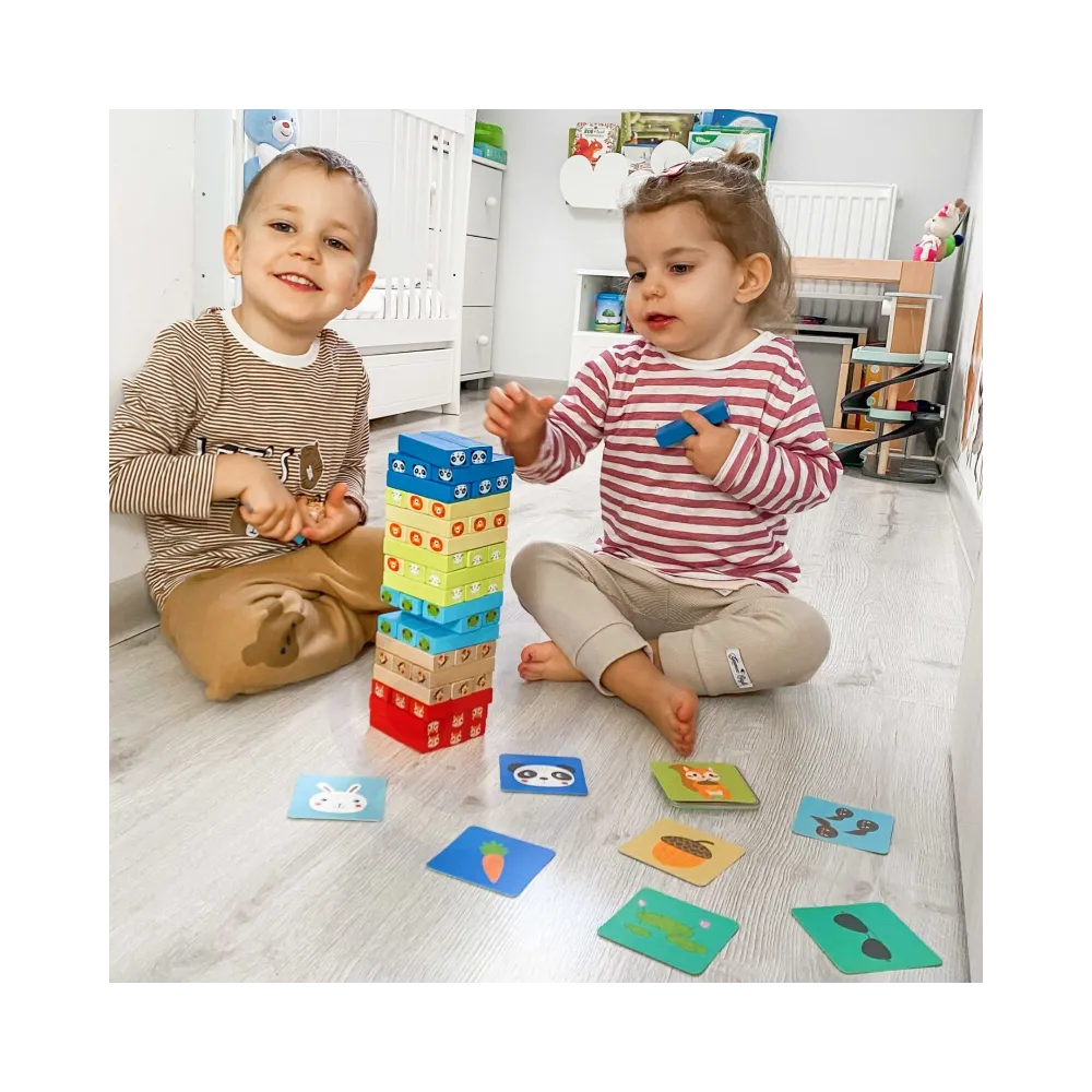 TOOKY TOY Gra Zręcznościowa Zwierzęta 82 el.