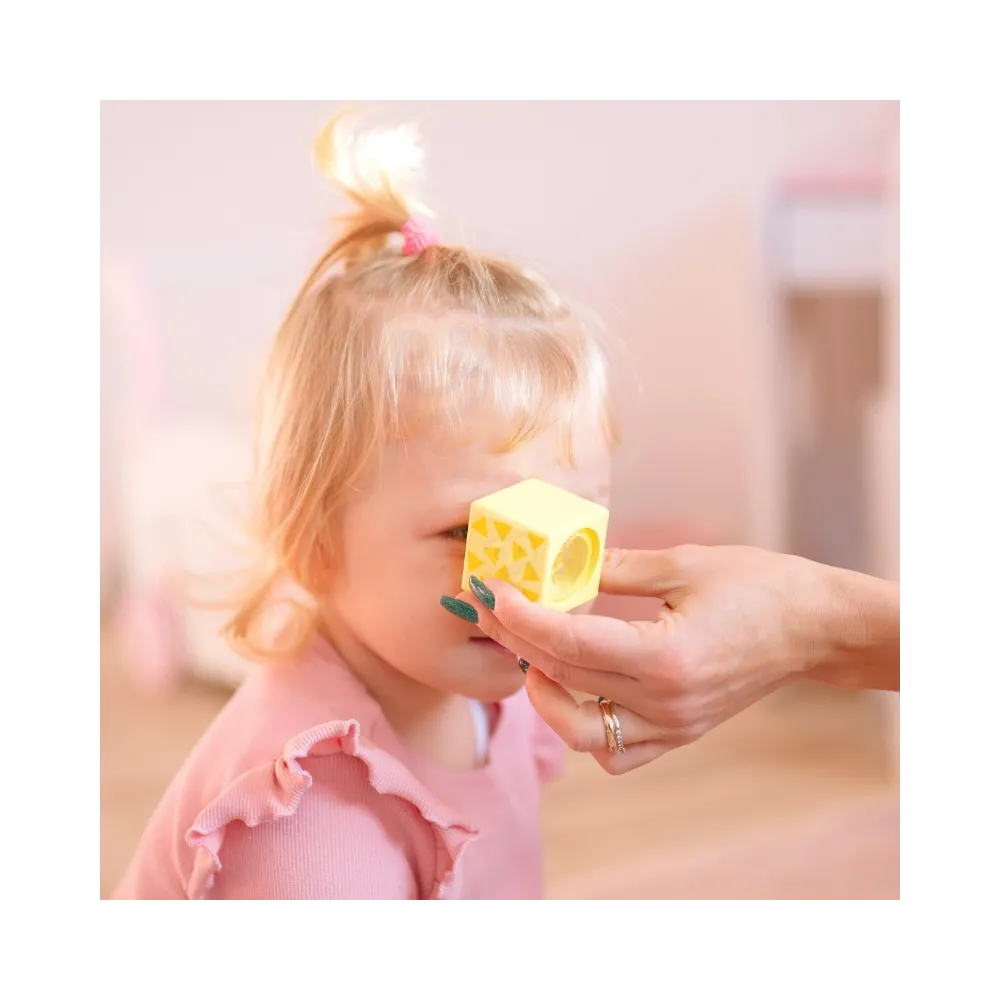 CLASSIC WORLD Drewniane Klocki Sensoryczne 7 Funkcji Układanka Multifunkcyjna Kształty Dźwięk MONTESSORI 14 el.