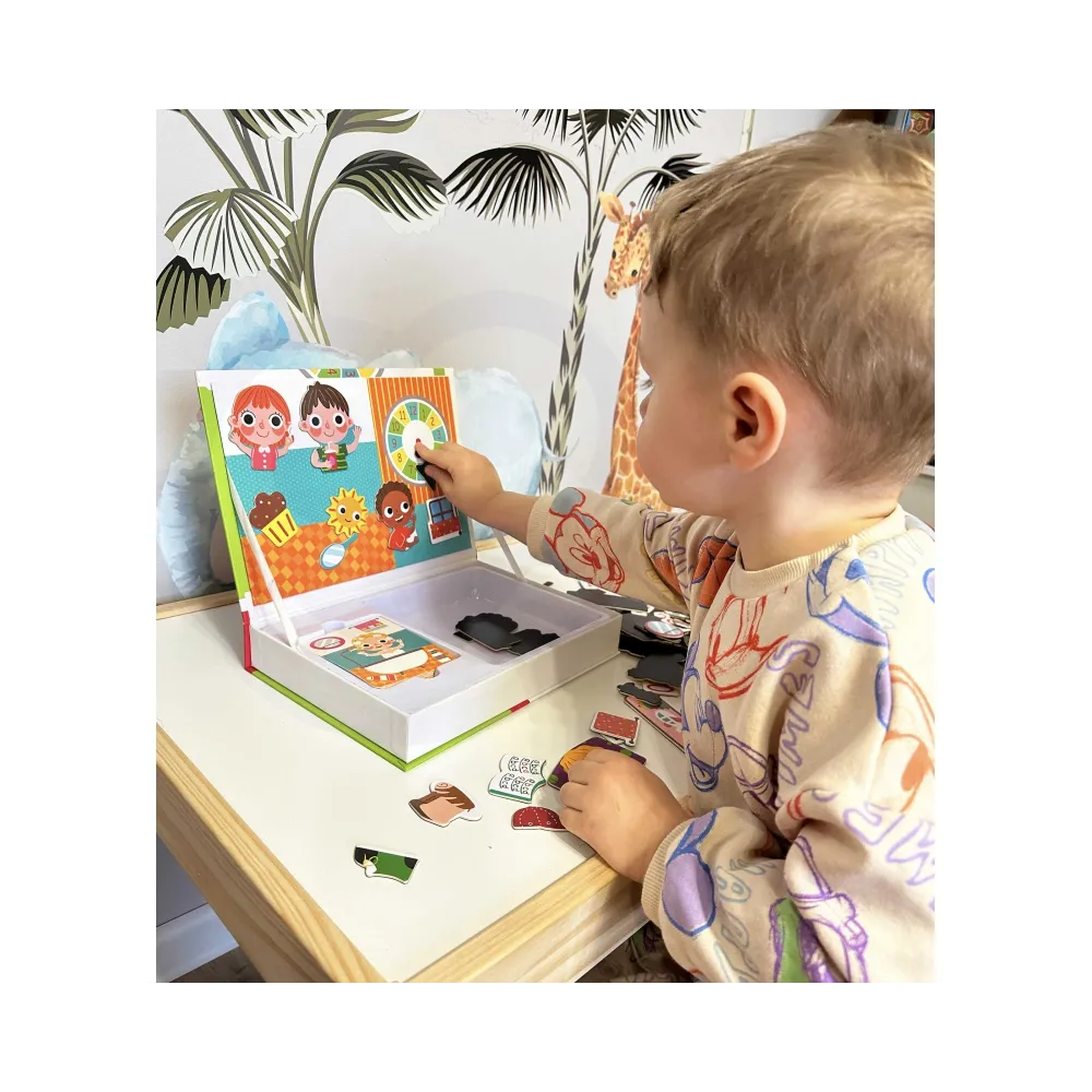 TOOKY TOY Puzzle Drewniane Pudełko Magnetyczne