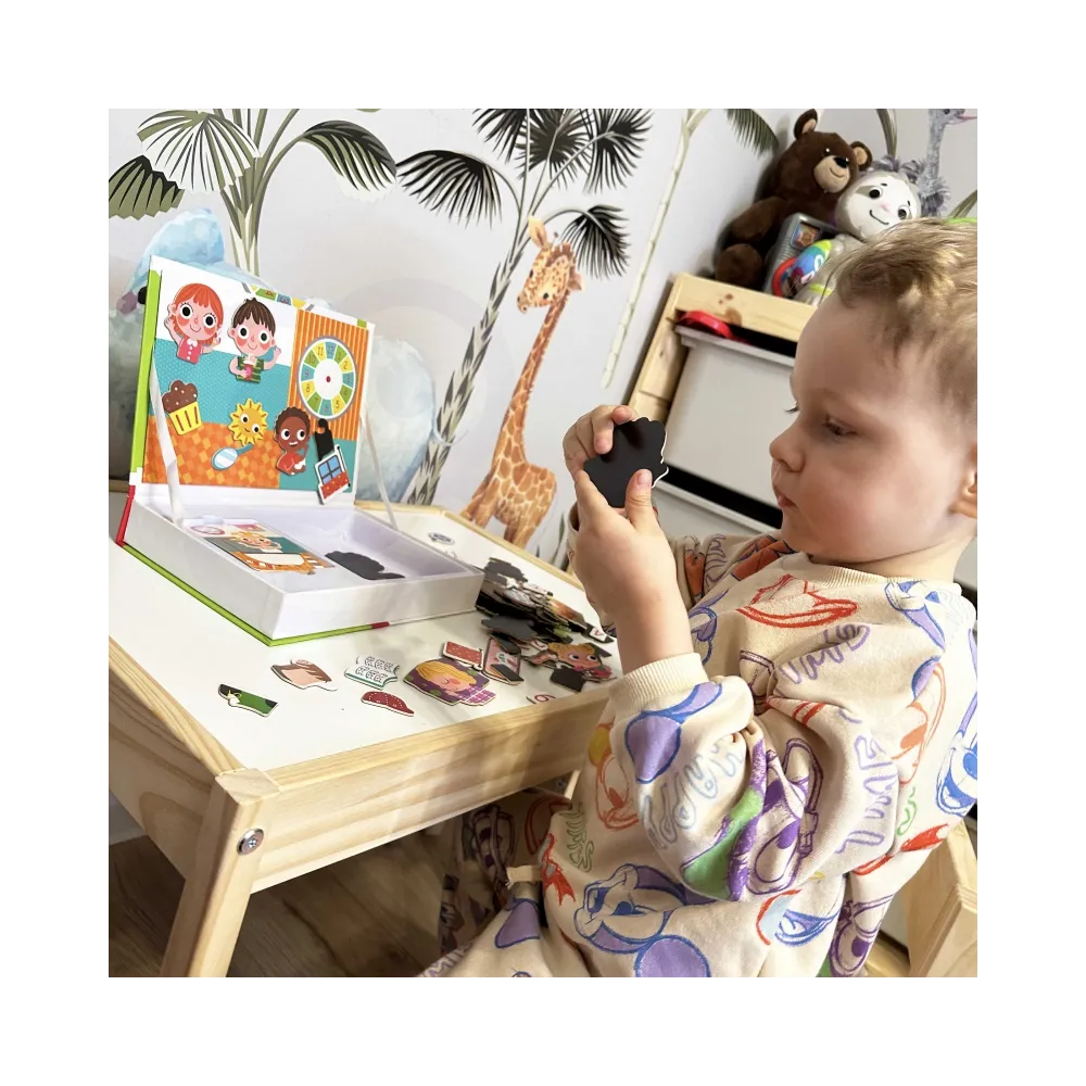 TOOKY TOY Puzzle Drewniane Pudełko Magnetyczne