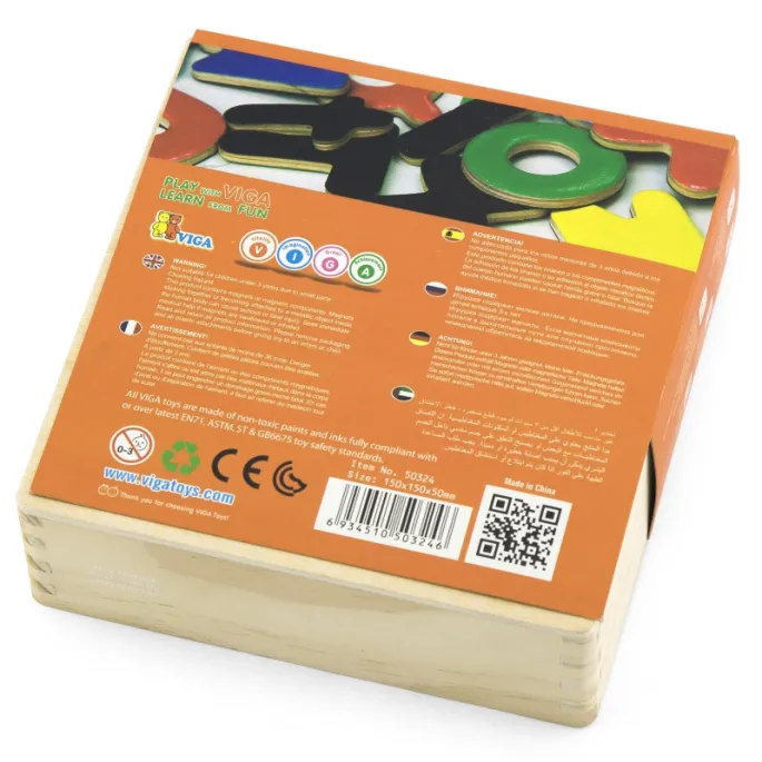 Magnetyczne literki VIGA rozwijające zdolności manualne