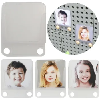 MASTERKIDZ Przezroczysta Kieszonka Na Zdjęcia Karty Etui 6 szt.