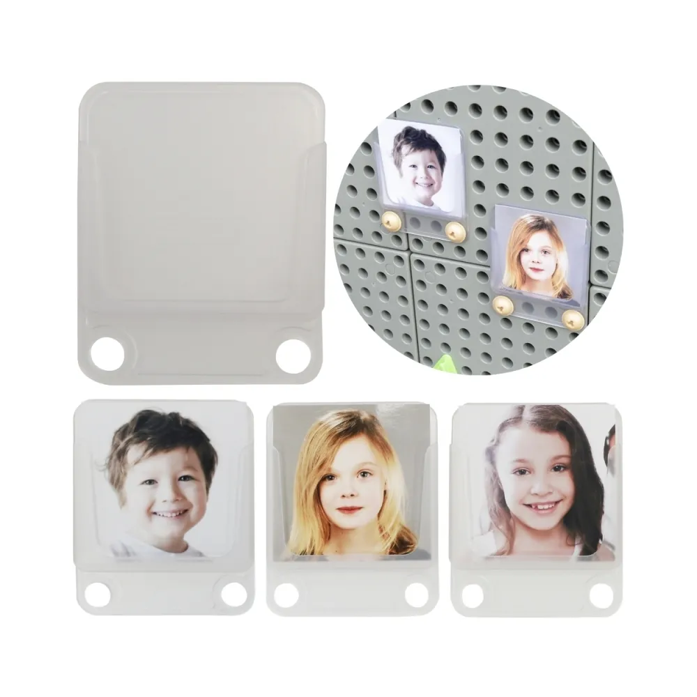 MASTERKIDZ Przezroczysta Kieszonka Na Zdjęcia Karty Etui 6 szt.