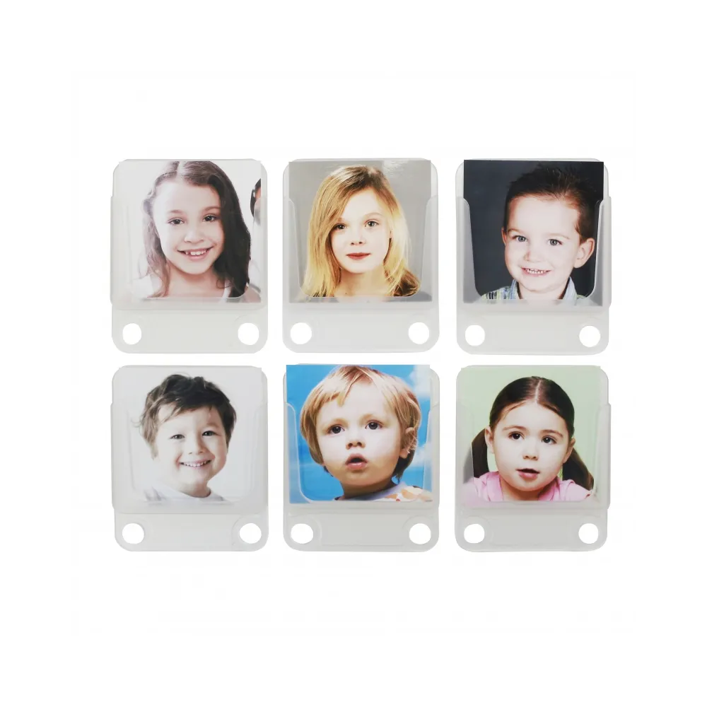 MASTERKIDZ Przezroczysta Kieszonka Na Zdjęcia Karty Etui 6 szt.