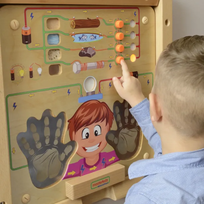 Bezpieczna zabawa z elektrycznością dla maluchów.