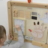 MASTERKIDZ Tablica Edukacyjna Zmysł Dotyku Montessori