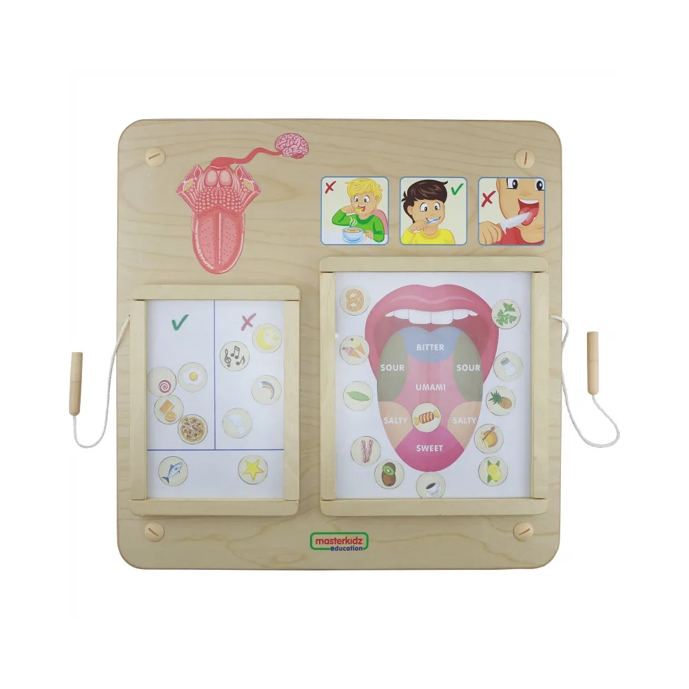 MASTERKIDZ Tablica Edukacyjna Zmysł Smaku Montessori