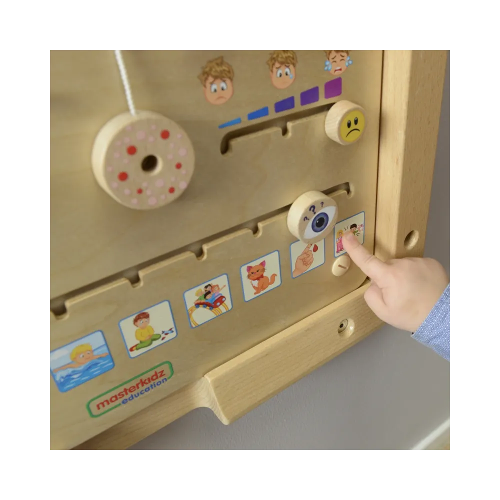 MASTERKIDZ Tablica Edukacyjna Jak Się Czujesz? Nauka Emocji Montessori