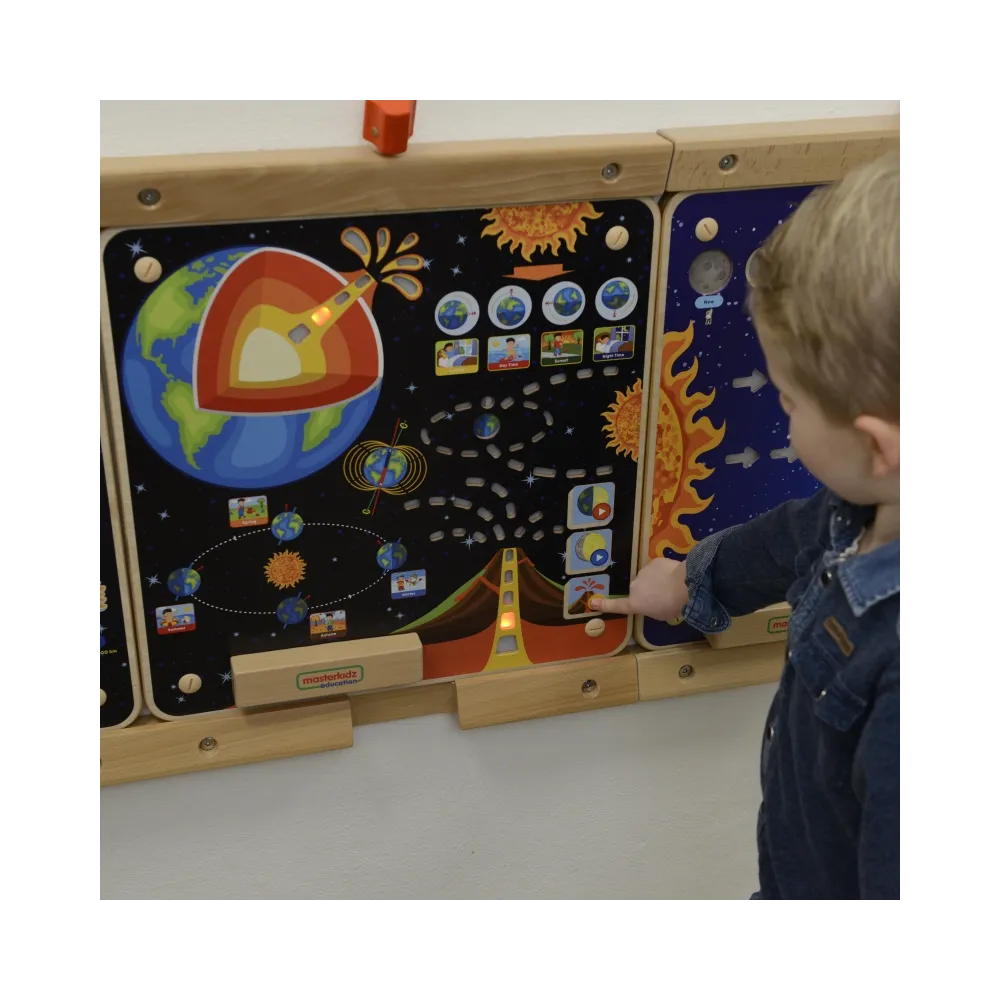 MASTERKIDZ Tablica Edukacyjna Ziemia Montessori