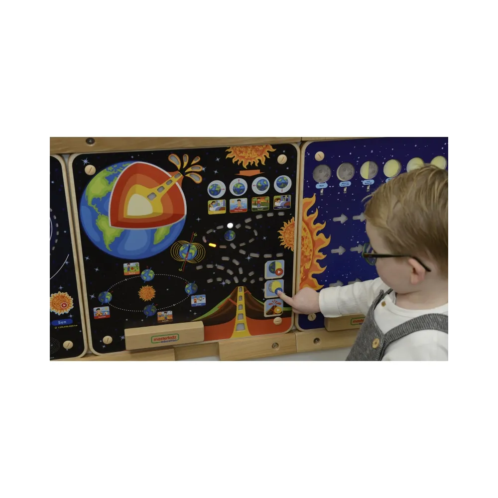 MASTERKIDZ Tablica Edukacyjna Ziemia Montessori