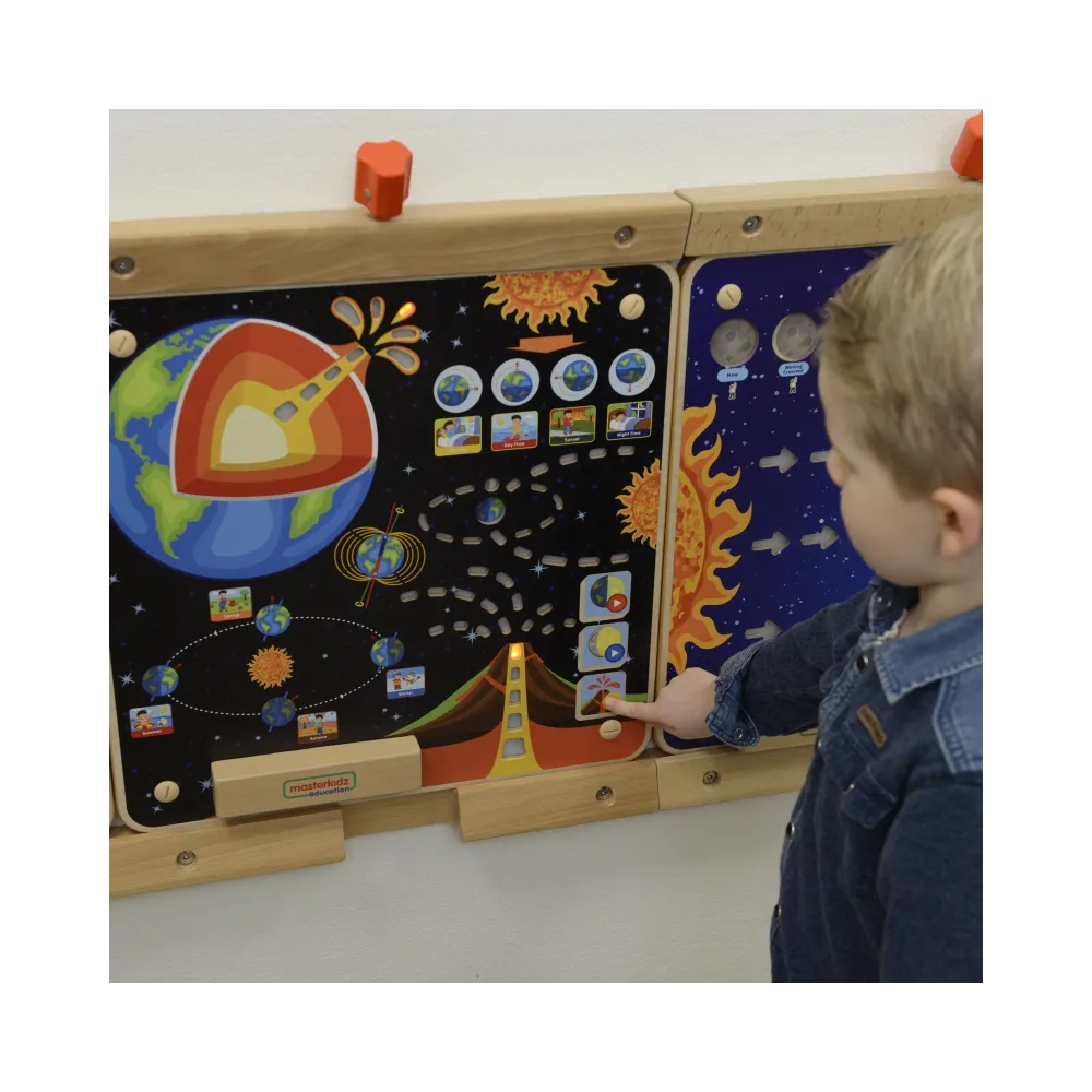 MASTERKIDZ Tablica Edukacyjna Ziemia Montessori