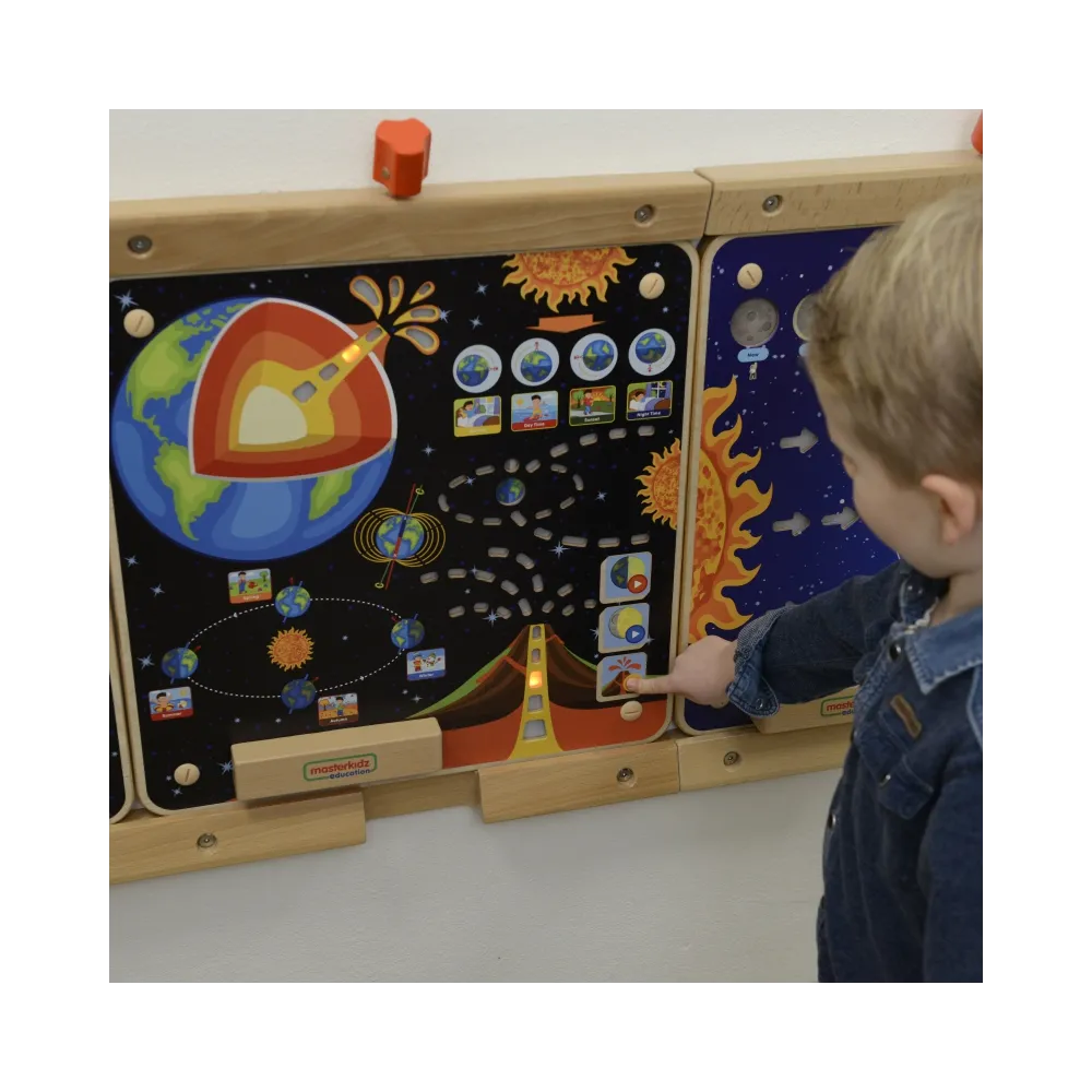 MASTERKIDZ Tablica Edukacyjna Ziemia Montessori