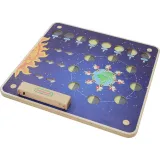 MASTERKIDZ Tablica Edukacyjna Fazy Księżyca Montessori