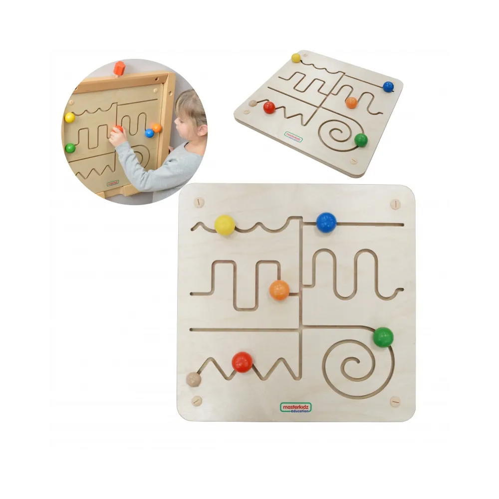 MASTERKIDZ Tablica Edukacyjna Labirynt Montessori