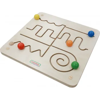 MASTERKIDZ Tablica Edukacyjna Labirynt Montessori