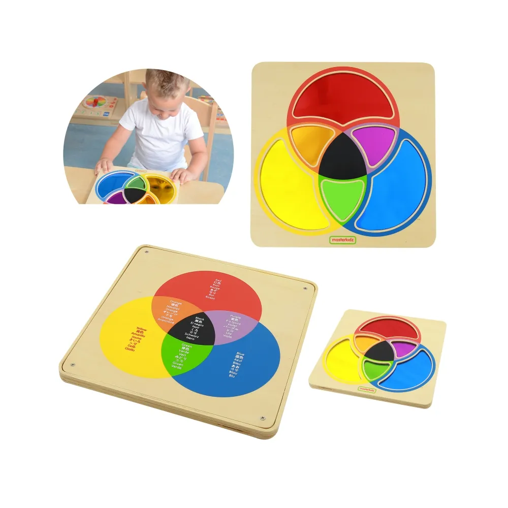 MASTERKIDZ Tablica Edukacyjna Lustro Nauka Mieszania Kolorów