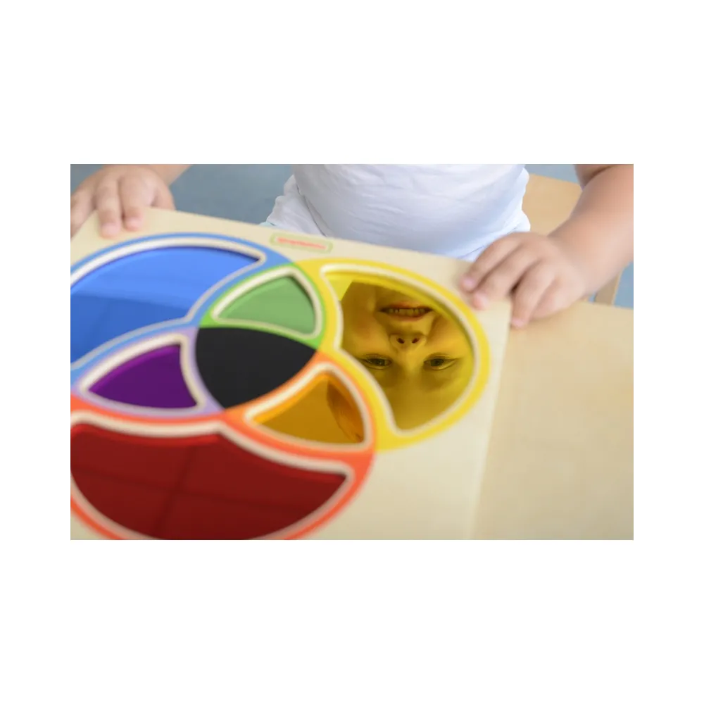 MASTERKIDZ Tablica Edukacyjna Lustro Nauka Mieszania Kolorów