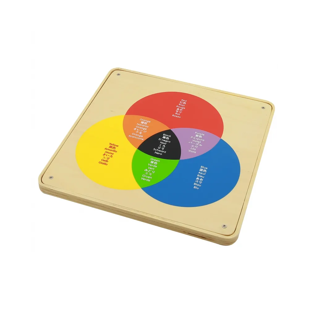 MASTERKIDZ Tablica Edukacyjna Lustro Nauka Mieszania Kolorów