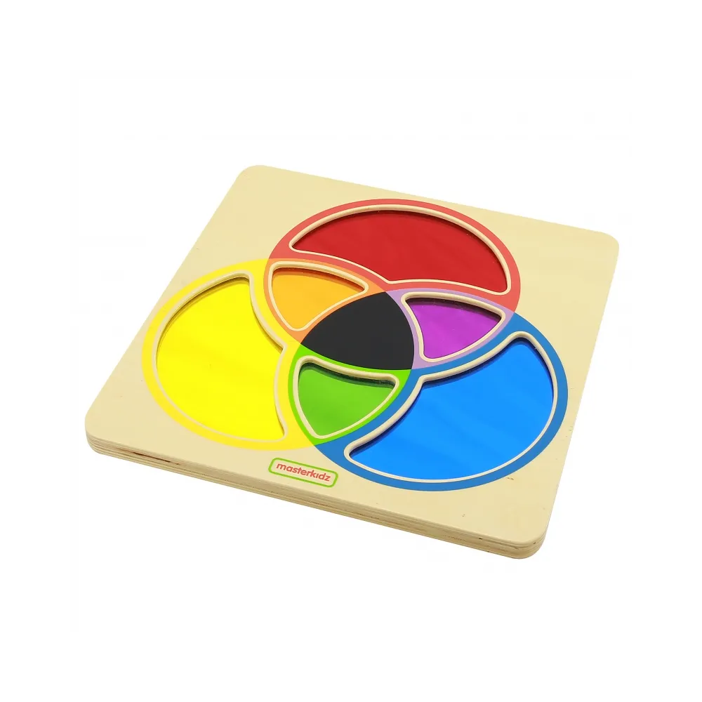 MASTERKIDZ Tablica Edukacyjna Lustro Nauka Mieszania Kolorów