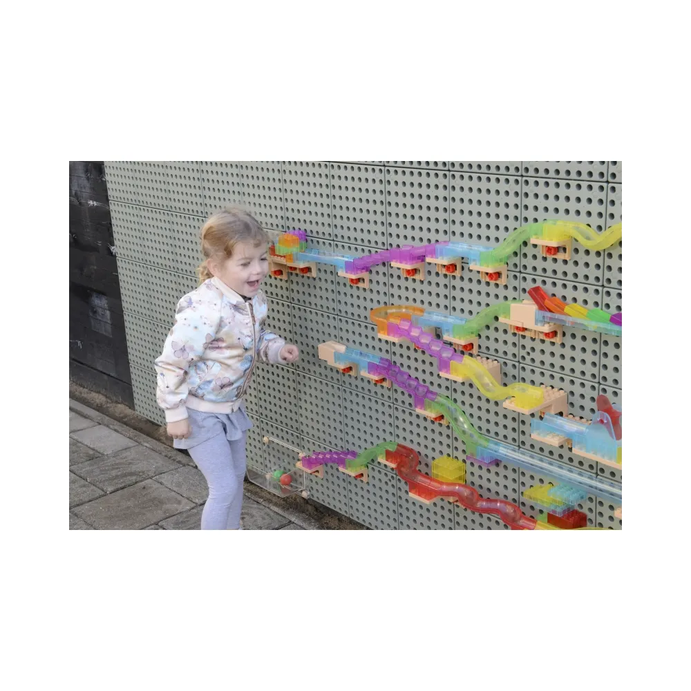 MASTERKIDZ Zestaw Konstrukcyjny Tor dla Piłek Tablica STEM 120elementów