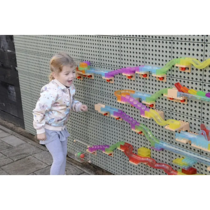 Tor dla piłek z mechanizmami ruchu w zestawie MASTERKIDZ