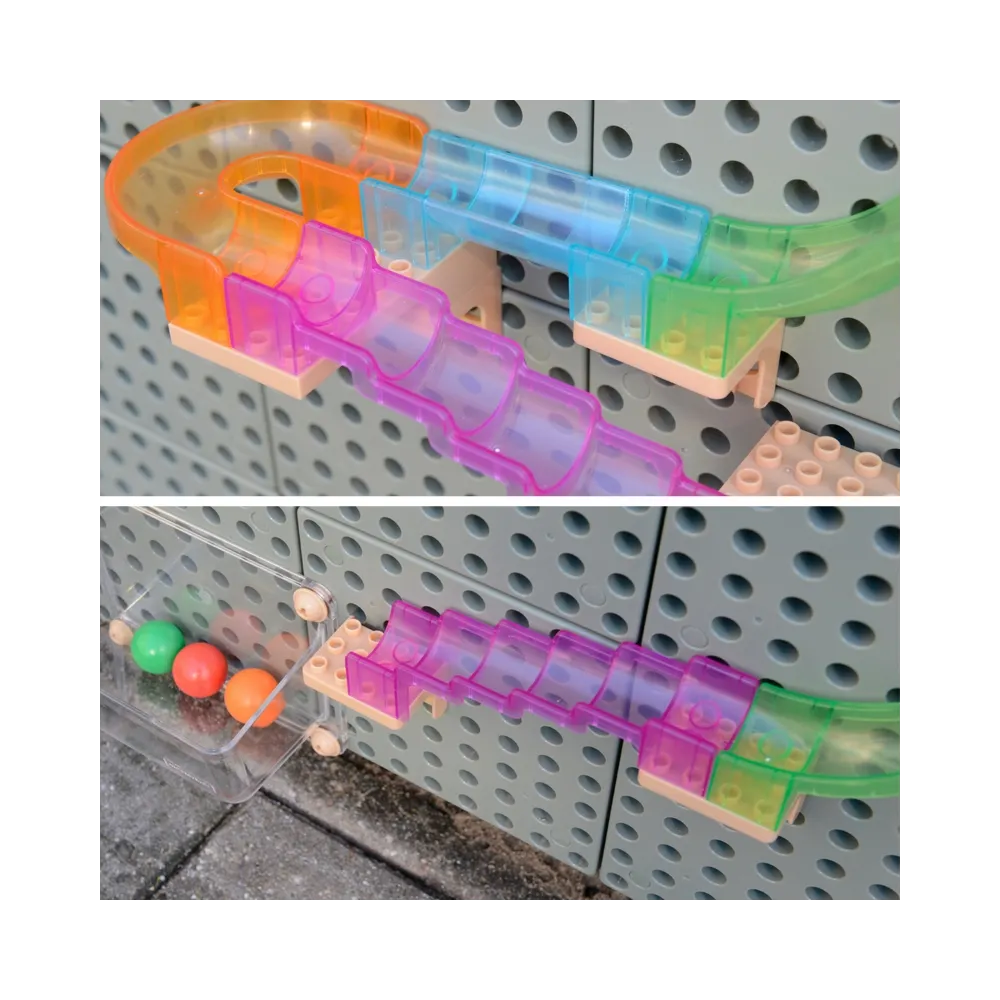 MASTERKIDZ Zestaw Konstrukcyjny Tor dla Piłek Tablica STEM 440elementów