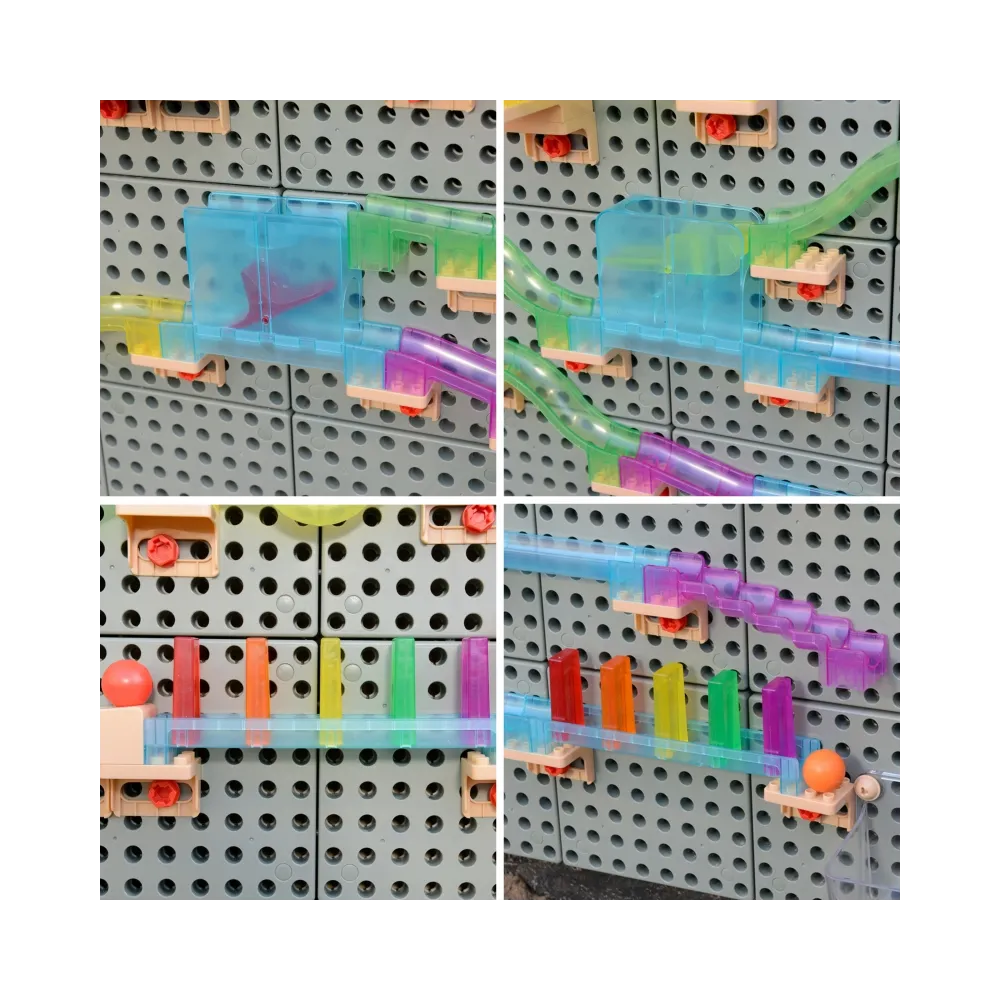 MASTERKIDZ Zestaw Konstrukcyjny Tor dla Piłek Tablica STEM 440elementów