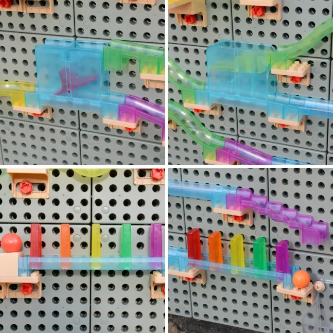 Edukacyjny tor do budowania dla małych inżynierów