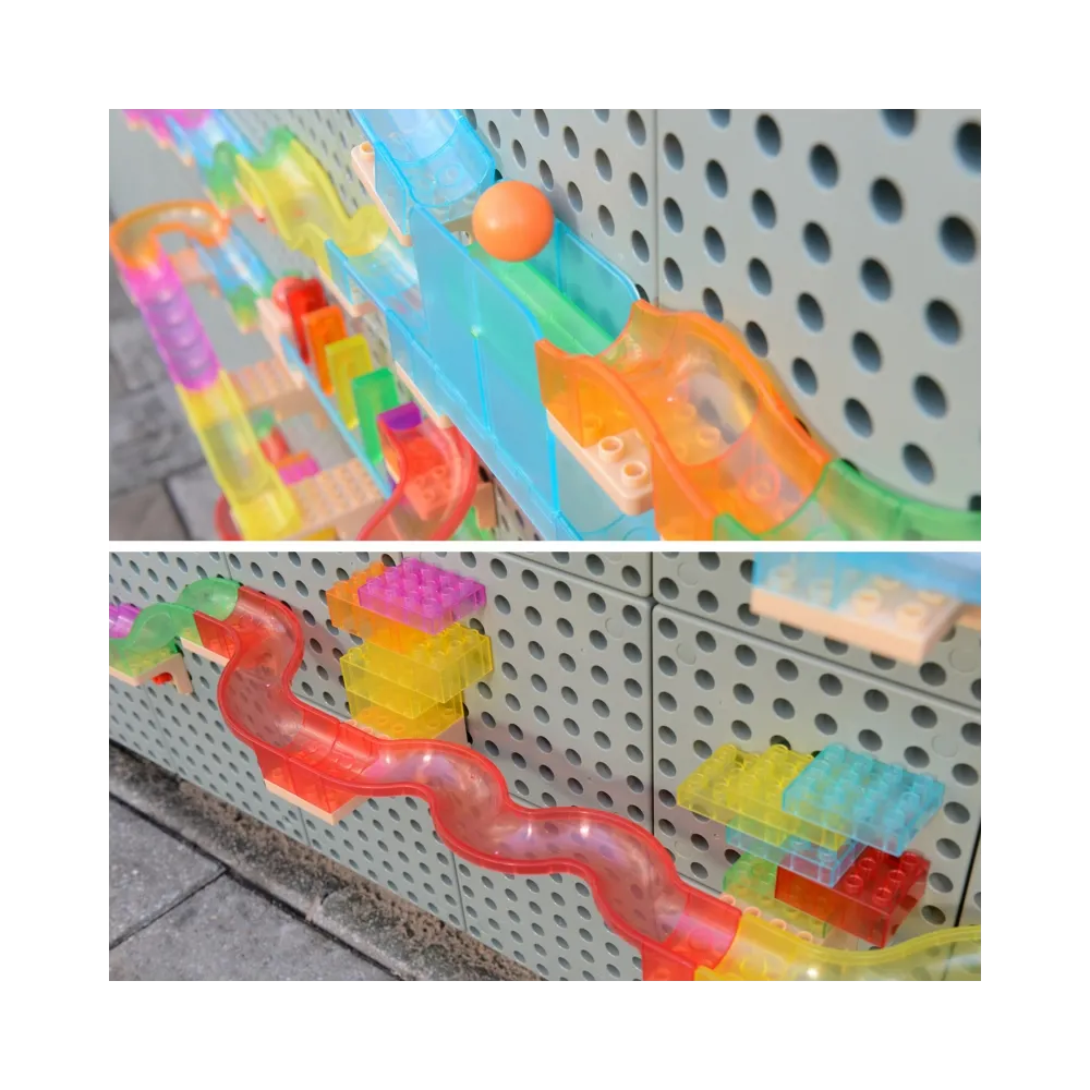 MASTERKIDZ Zestaw Konstrukcyjny Tor dla Piłek Tablica STEM 440elementów