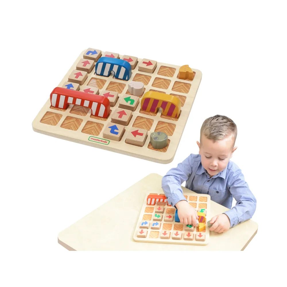 MASTERKIDZ Wczesna Nauka Programowania Gra Logiczna Znajdź Droga do Sera!