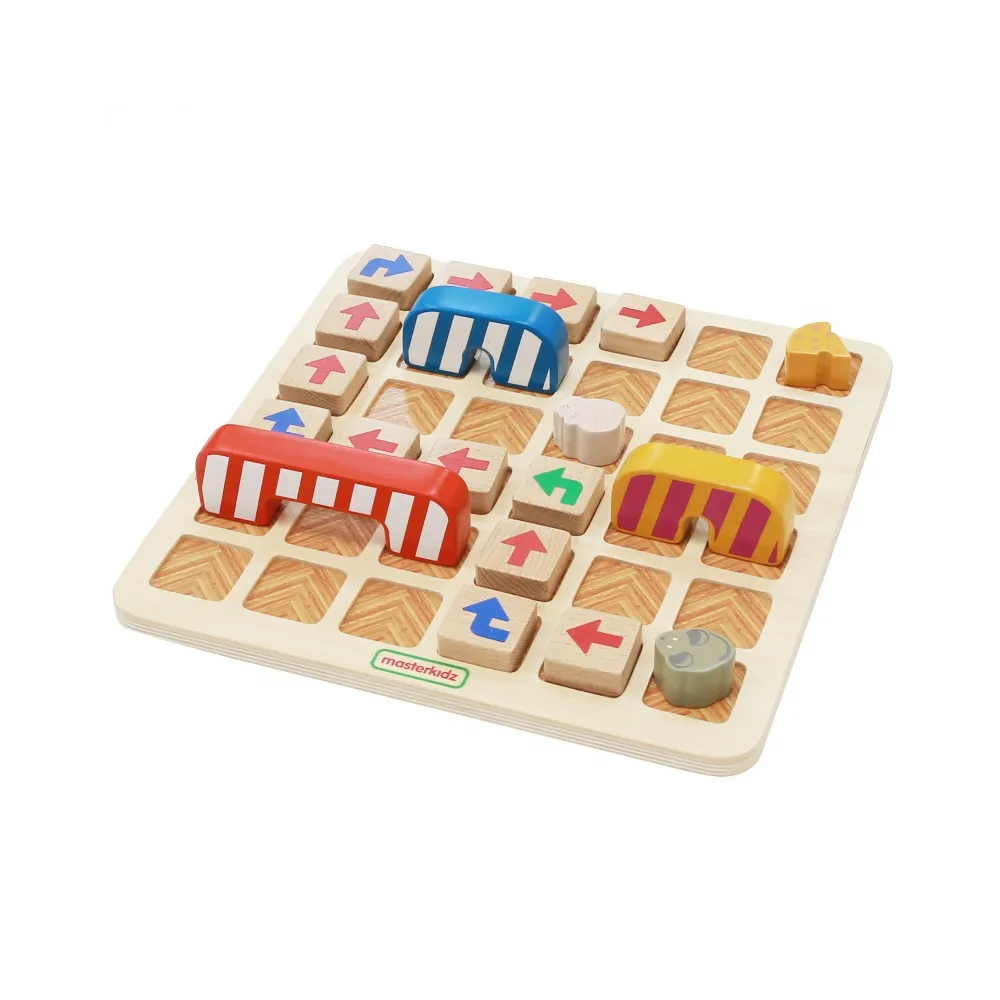 MASTERKIDZ Wczesna Nauka Programowania Gra Logiczna Znajdź Droga do Sera!