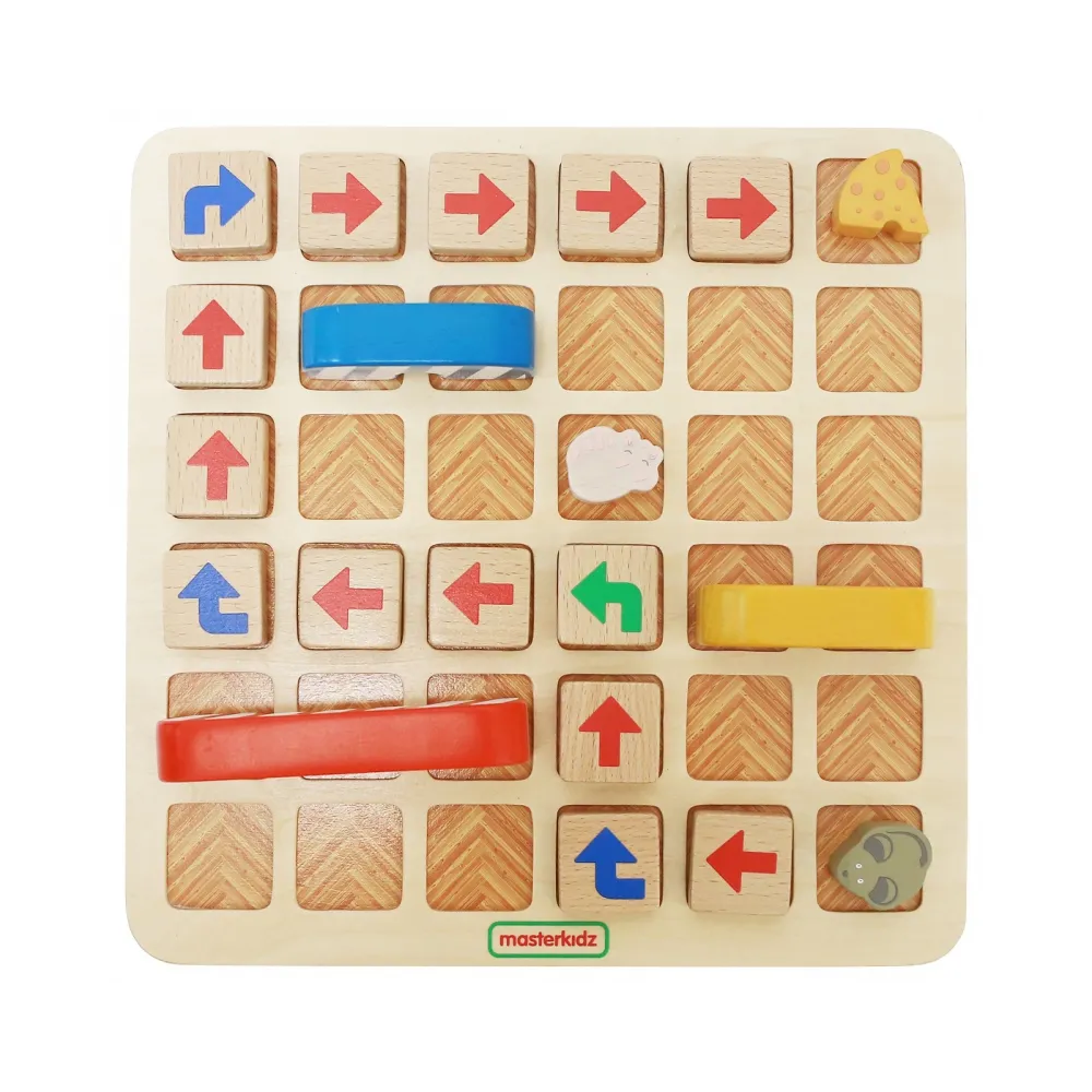 MASTERKIDZ Wczesna Nauka Programowania Gra Logiczna Znajdź Droga do Sera!