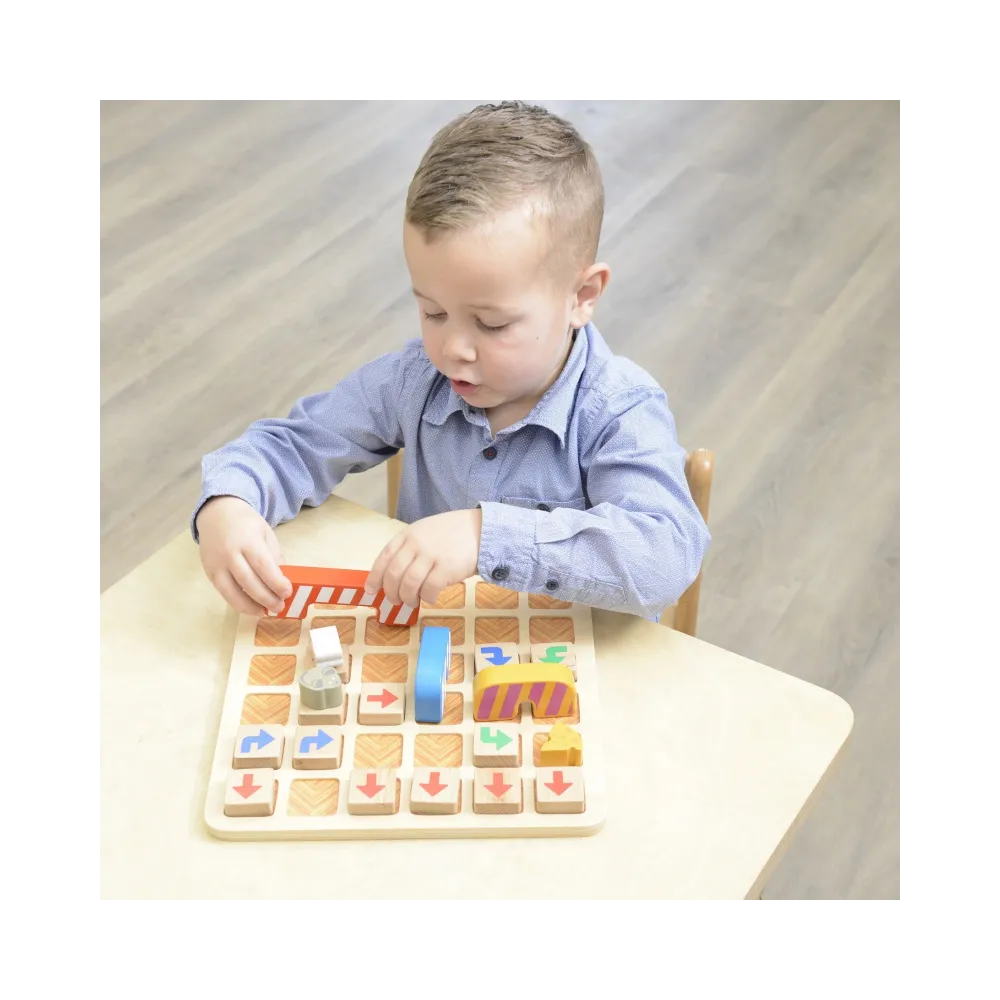 MASTERKIDZ Wczesna Nauka Programowania Gra Logiczna Znajdź Droga do Sera!