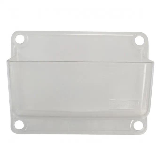 Przechowywanie klocków w akrylowych pojemnikach