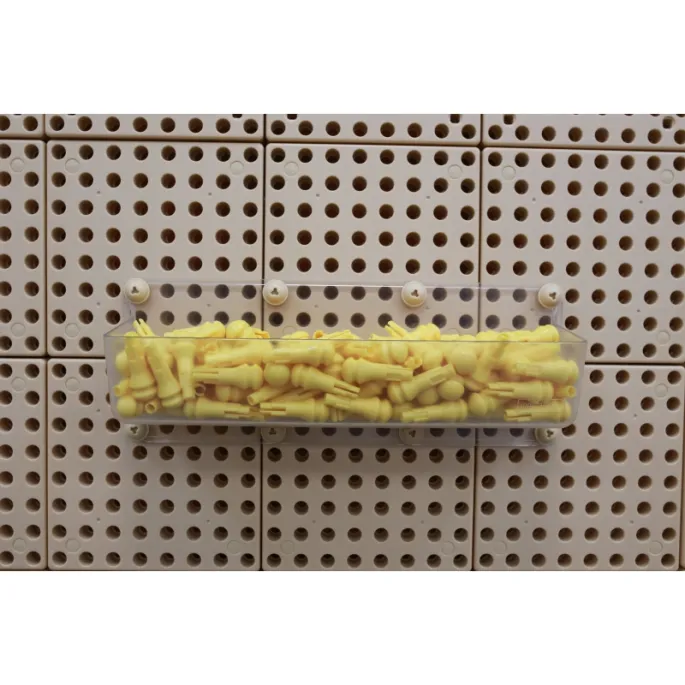 Przechowywanie zabawek w akrylowych pojemnikach MASTERKIDZ