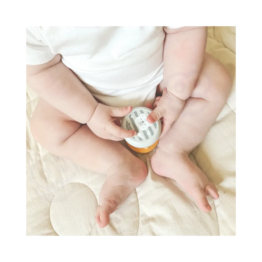 VIGA PolarB Drewniana Grzechotka Ze Zwierzątkiem