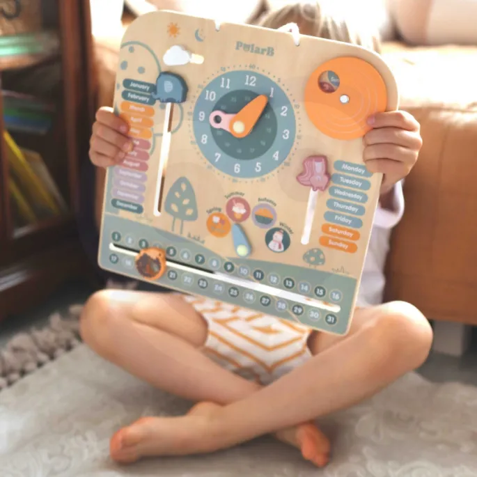 Edukacyjny zestaw do nauki dni tygodnia i miesięcy