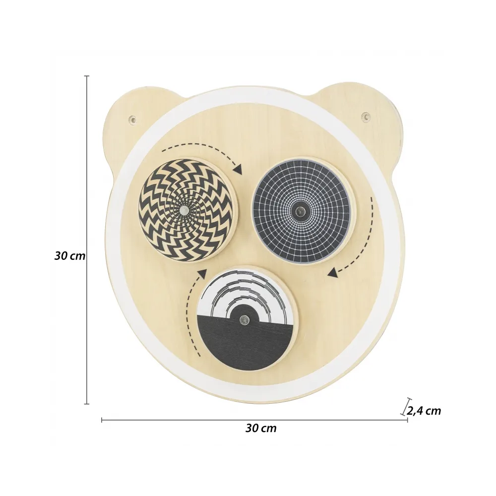VIGA Drewniana Tablica Wirujące Punkty Certyfikat FSC