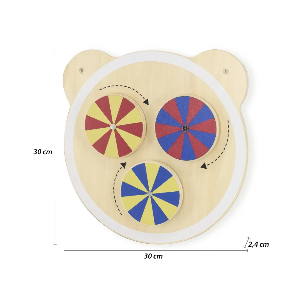 VIGA Drewniana Tablica Kolory Certyfikat FSC Montessori