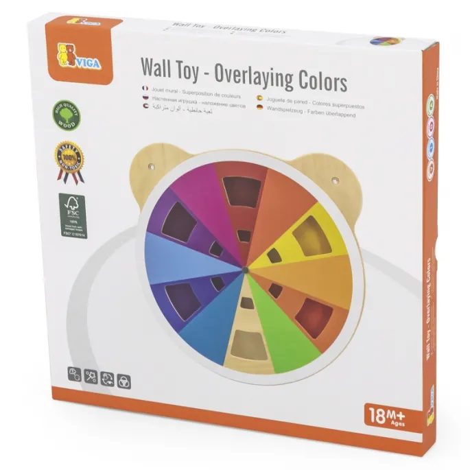 Bezpieczna zabawka z drewna lakierowanego