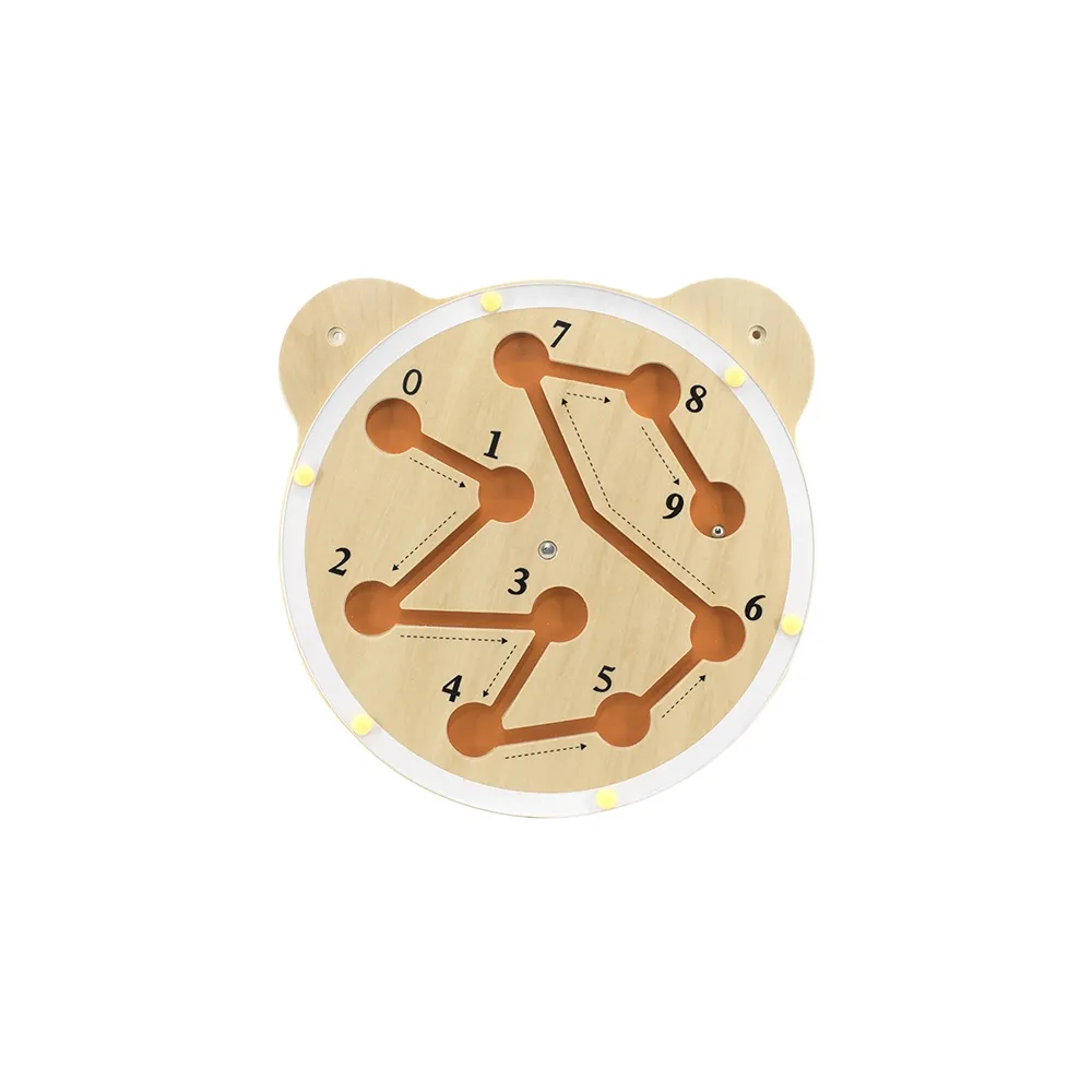 VIGA Drewniana Tablica Labirynt Certyfikat FSC Montessori