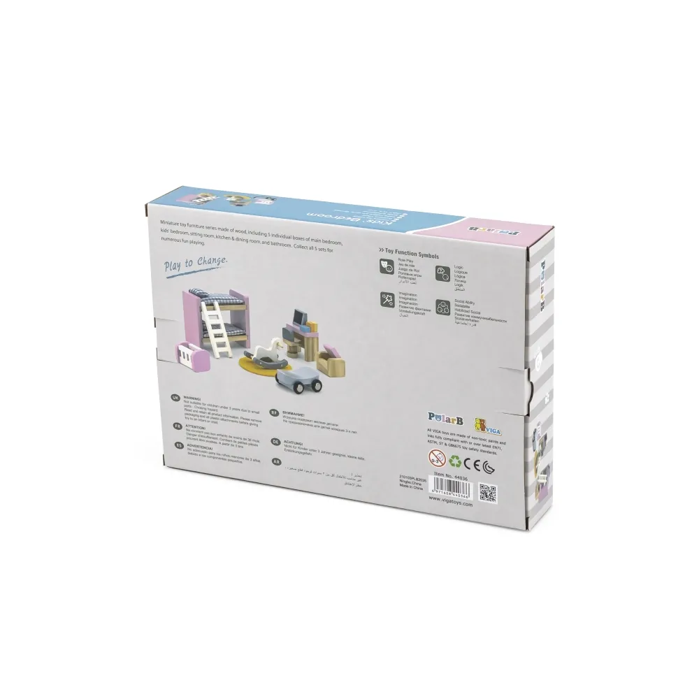 Estetyczne i bezpieczne mebelki do pokoju dziecięcego lalki