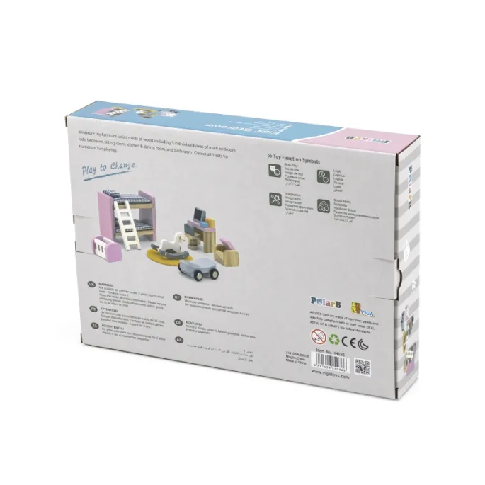 Estetyczne i bezpieczne mebelki do pokoju dziecięcego lalki