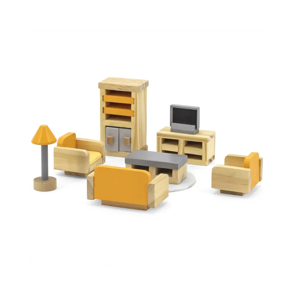 VIGA PolarB Zestaw Mebelków do Domku dla Lalek Salon