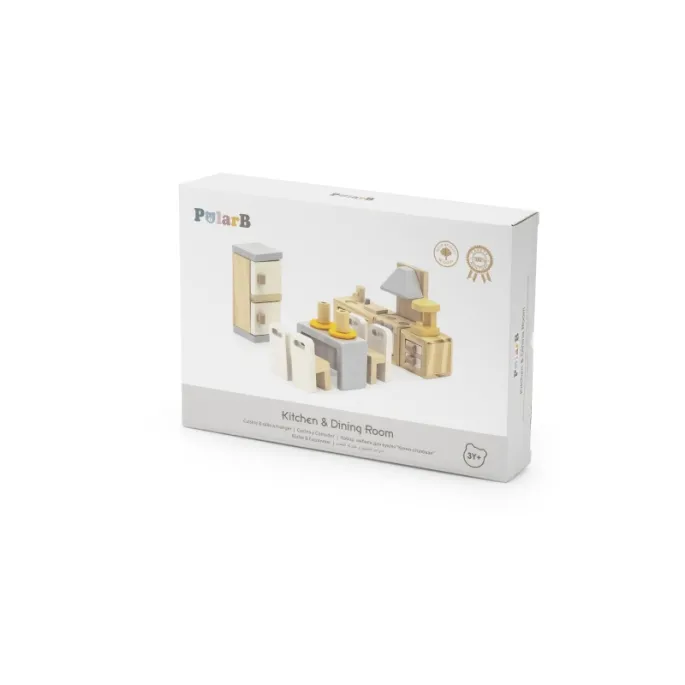 Drewniane mebelki do domku dla lalek VIGA PolarB