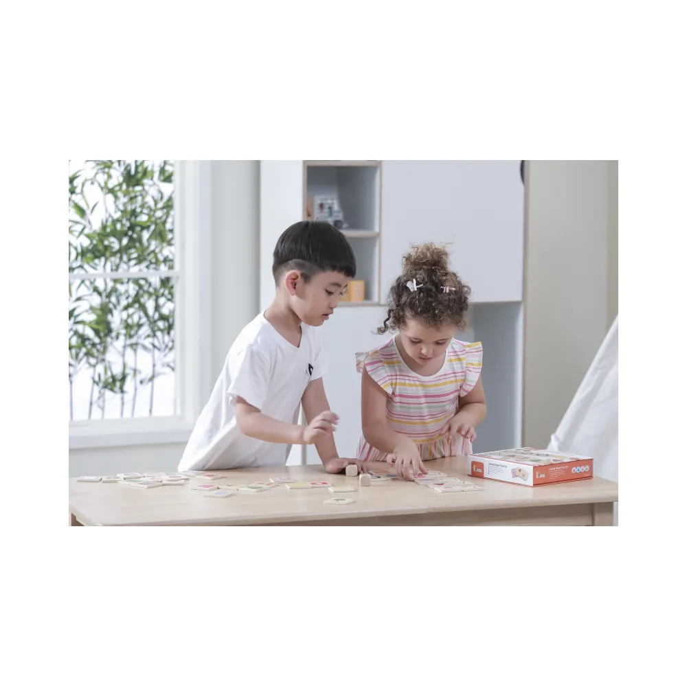 VIGA Gra Edukacyjna Drewniana Układanka Dopasuj Kształty 37 el.