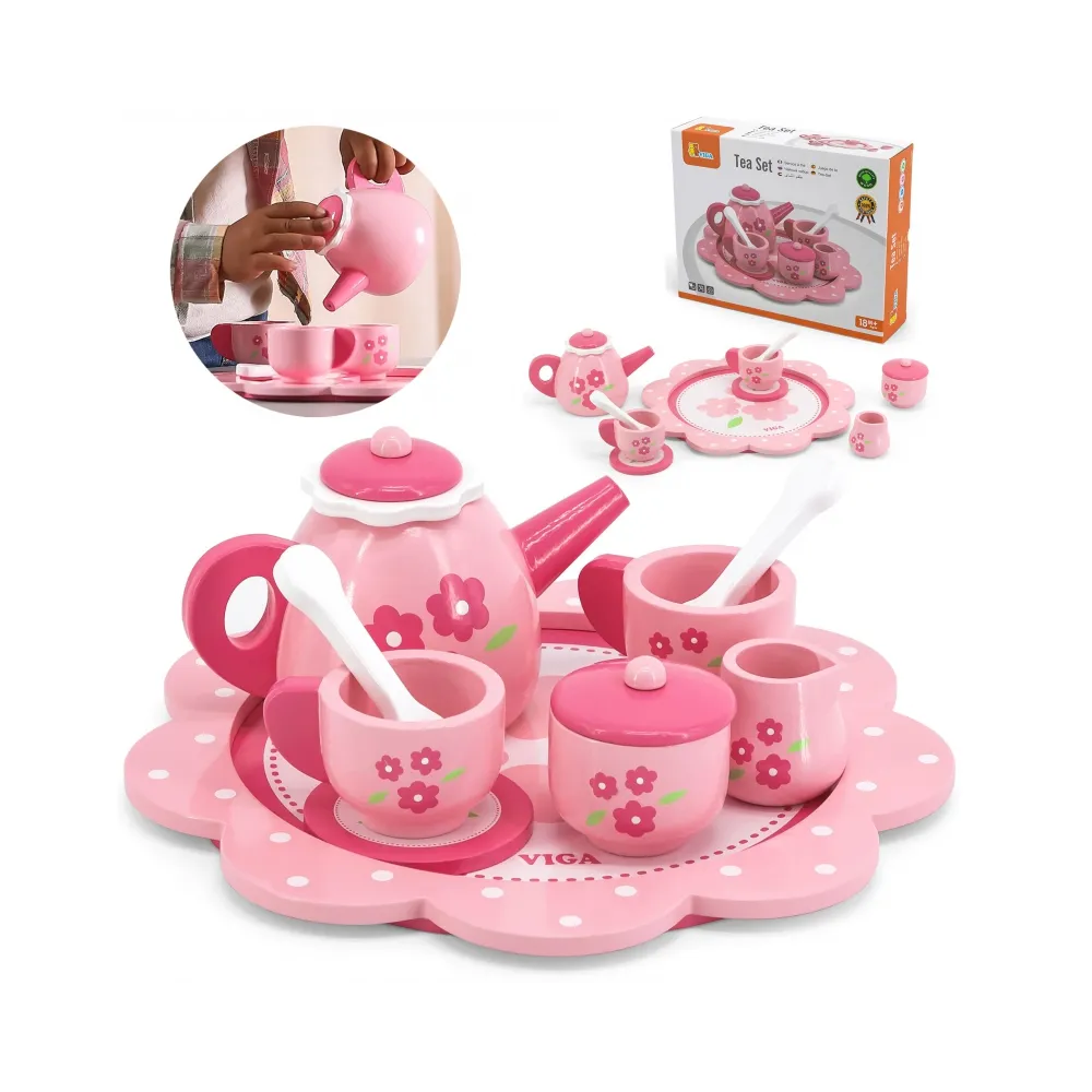 VIGA Zestaw Serwis do Herbaty i Kawy na Tacy 12 el.