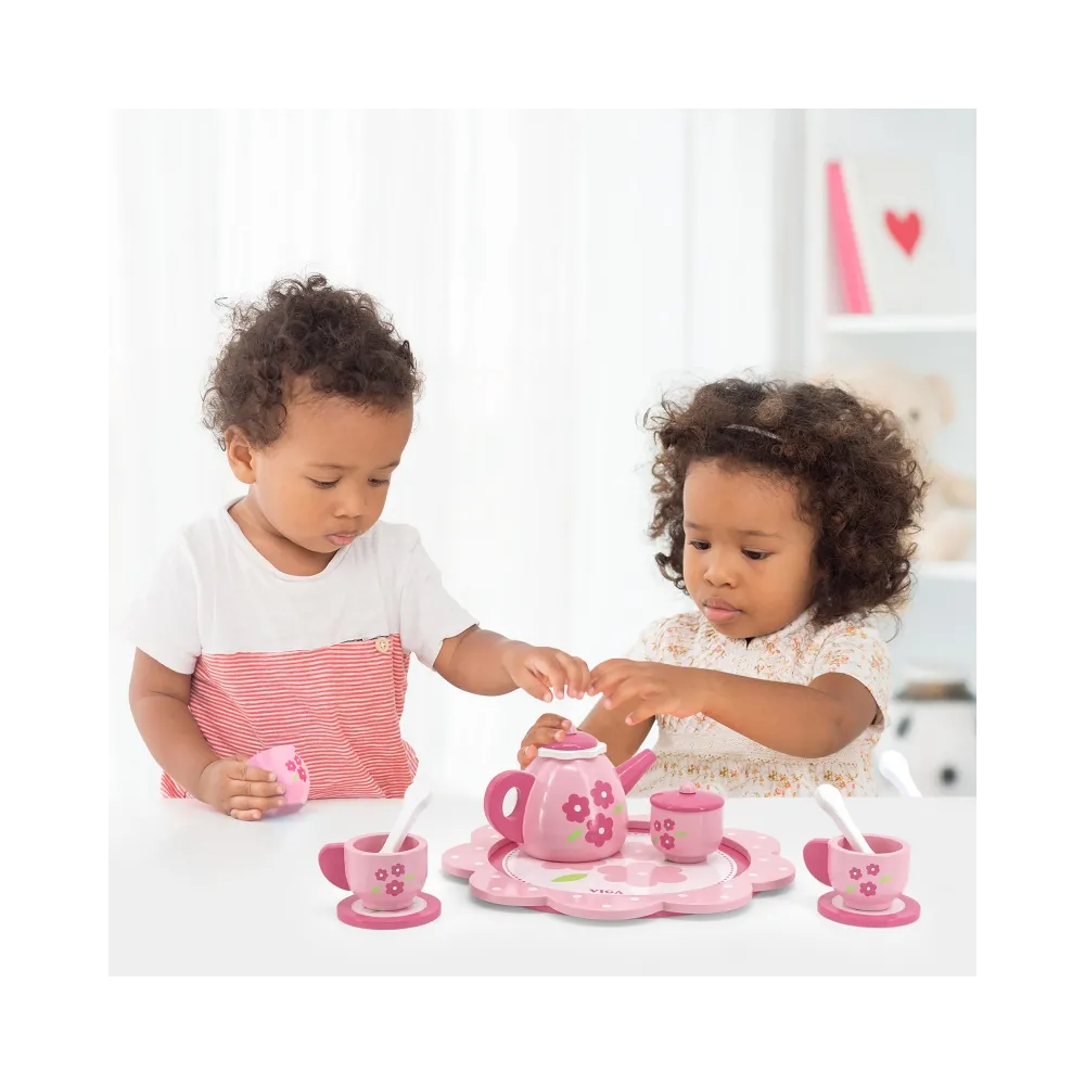 VIGA Zestaw Serwis do Herbaty i Kawy na Tacy 12 el.